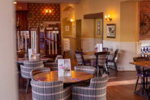 The Waggon & Horses inside dining area